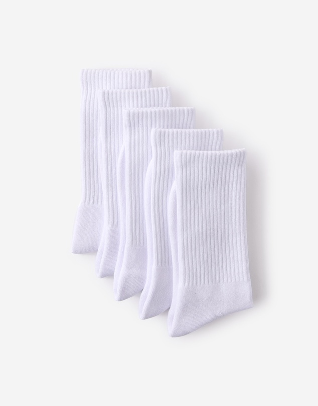 Cotton On - 5 Pack Essential Crew Socks