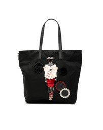 Pre-Loved by Azura Reborn - Pre-Loved Saffiano Trimmed Tessuto Applique Tote