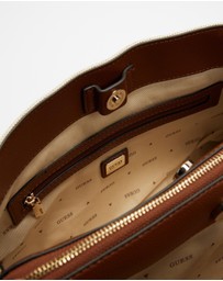 GUESS - Karnilla Girlfriend Satchel Canvas