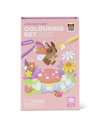Tiger Tribe - Shimmer Colouring Set - Little Fairy Land