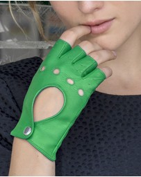 DENTS - Fingerless Leather Driving Gloves