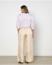 Cirkular - Pre-Loved - Venroy Wide Leg Silk Pants