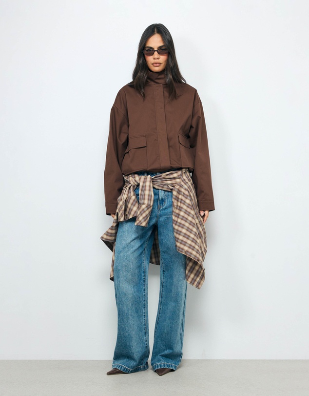 AERE - Maren Relaxed Check Shirt