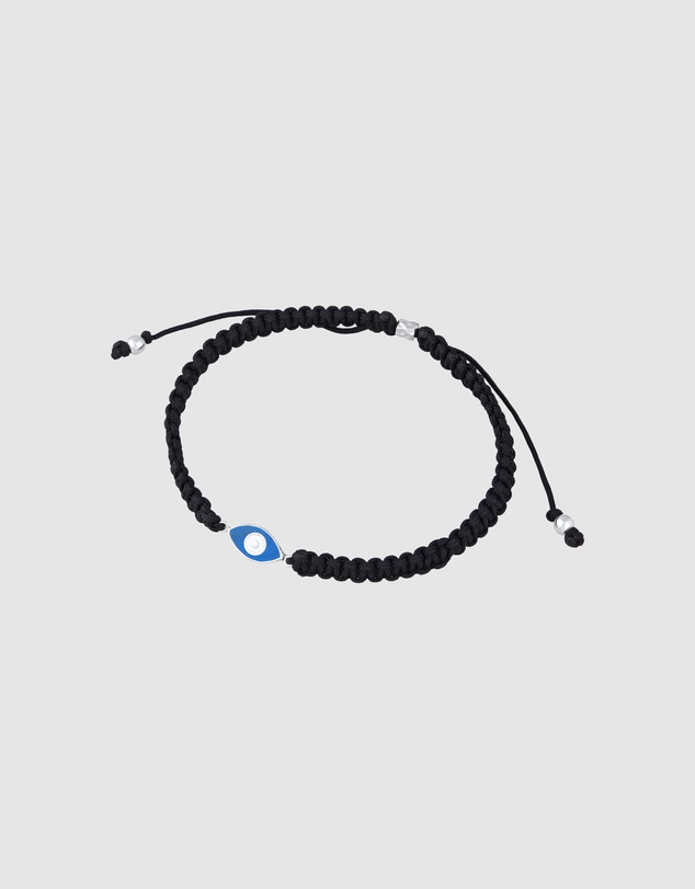Kuzzoi - ICONIC EXCLUSIVE - Knotted Nylon Bracelet with Evil Eye