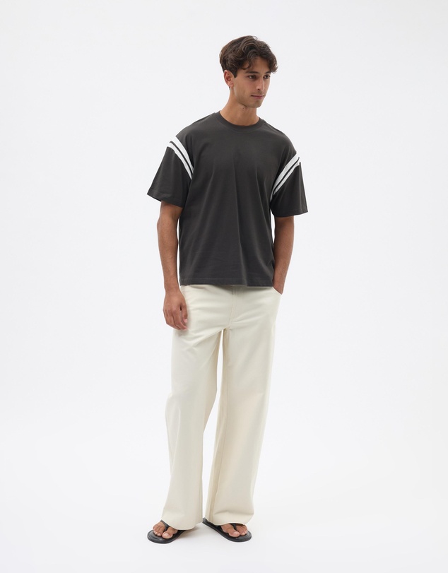 AERE - Contrast Sleeve Tee
