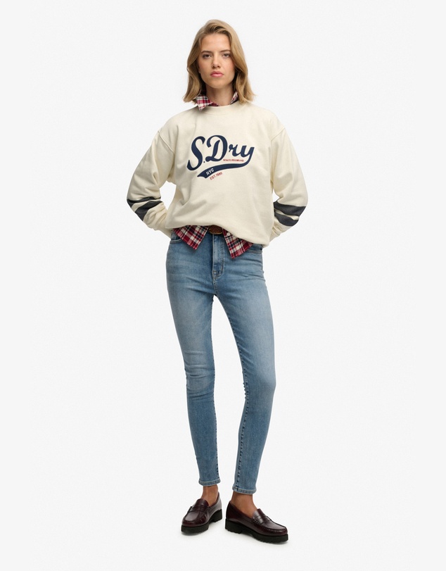 Superdry - Varsity Script Loose Crew