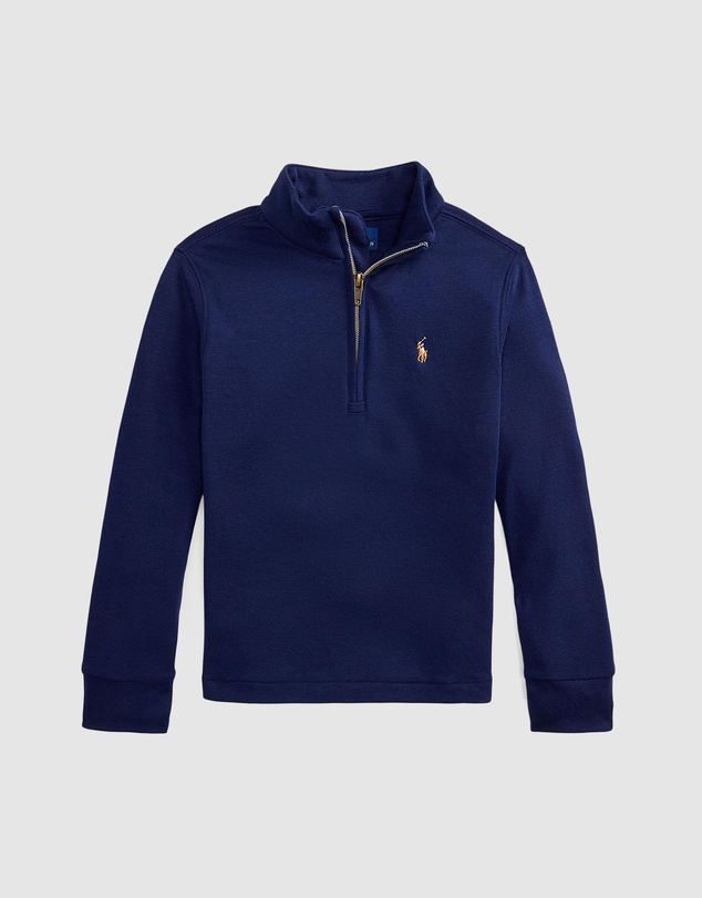 Polo Ralph Lauren - Cotton Interlock Quarter-Zip Pullover - ICONIC EXCLUSIVE - Babies-Kids