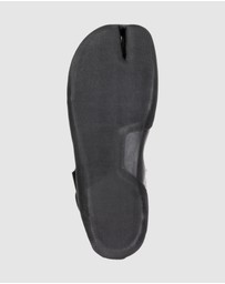 Quiksilver - Mens 5mm Marathon Sessions Split Toe Neoprene Surf Booties