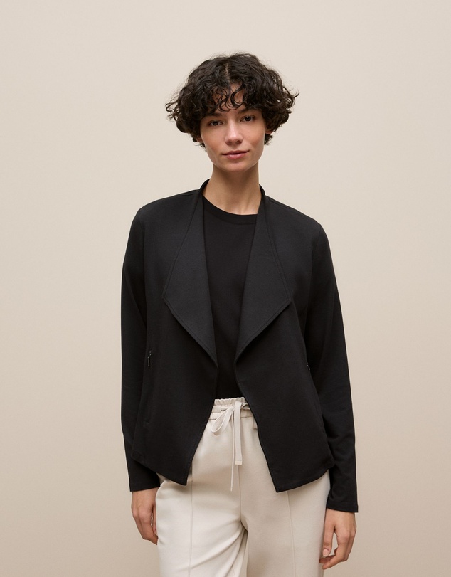 Trenery - Bamboo Viscose Blend Jacket in Black