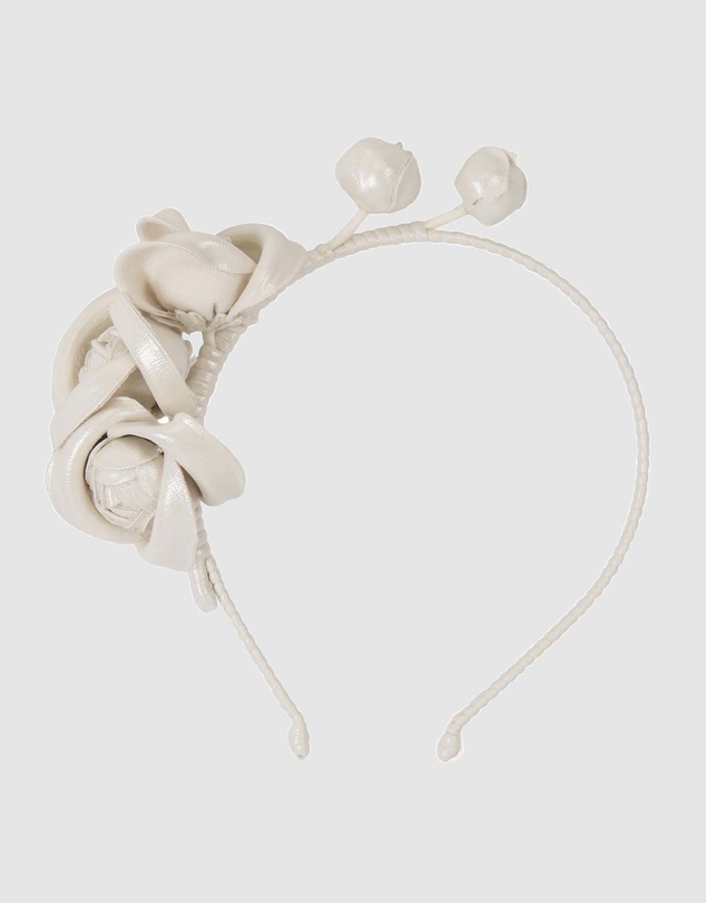 Max Alexander - Leather Flowers Headband