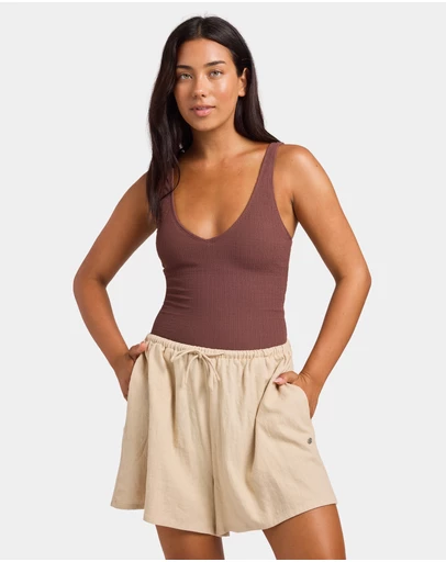 Roxy - Womens Lolani Elastic Waist Shorts