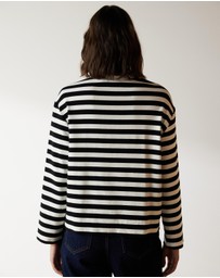 Atmos&Here - Oversized Stripe Top