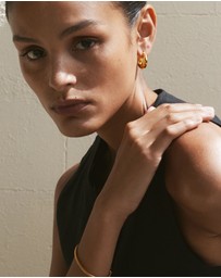 SAINT VALENTINE - Positano Large Hoops - Gold