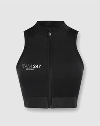 Represent 247 - 247 Zip Front Performance Crop