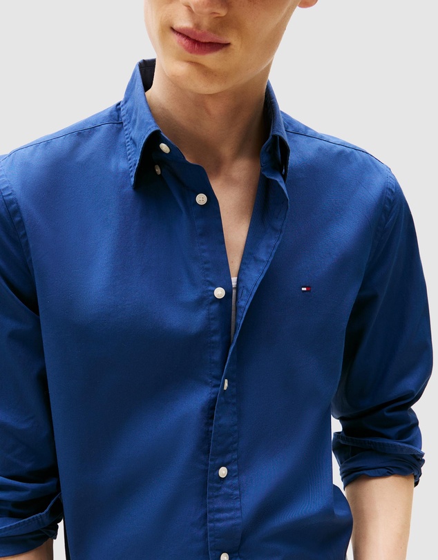 Tommy Hilfiger - TH Flex Regular Fit Poplin Shirt