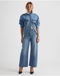 Decjuba - Darcy Cropped Wide Leg Jeans