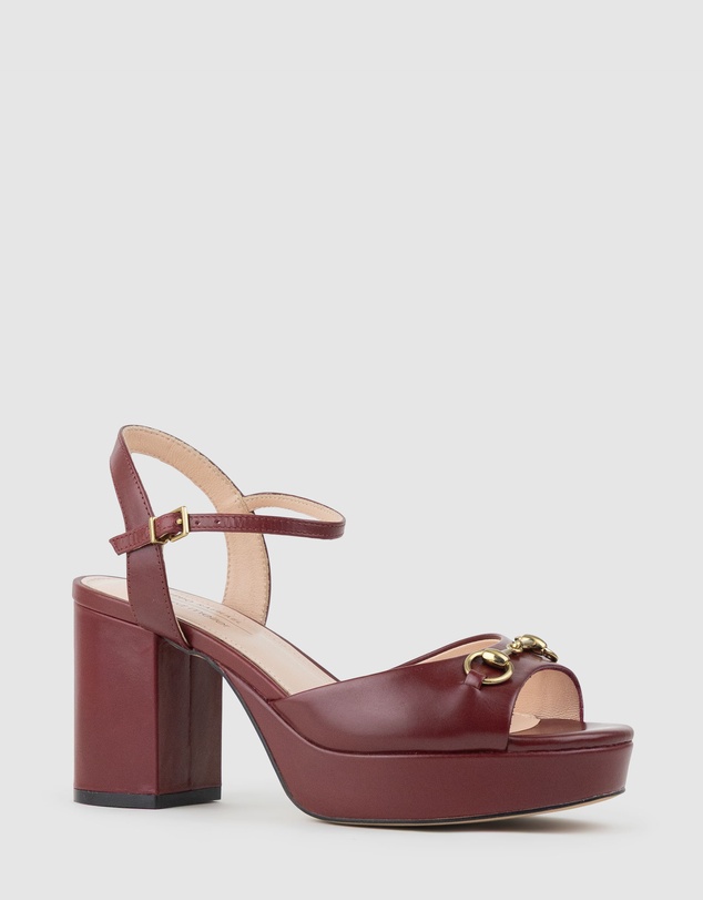 Edward Meller - RULIA80 Platform Sandal with Trim