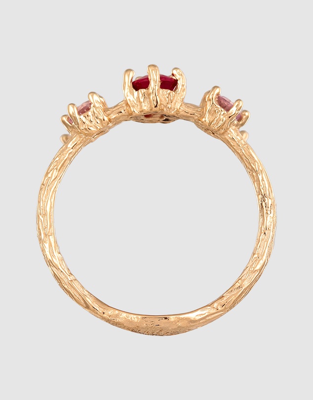 Haze & Glory - ICONIC EXCLUSIVE - Ruby Rose Ring - 9K Solid Gold