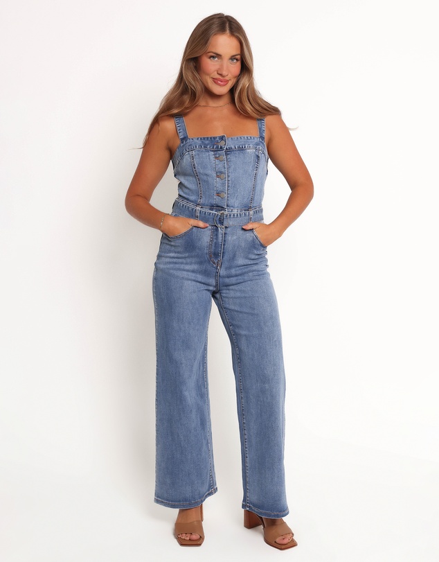 Petal & Pup - Edan Denim Jumpsuit - Denim