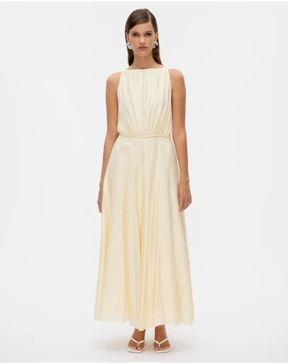 Minima Esenciales - Tia Halter Neck Midi Dress