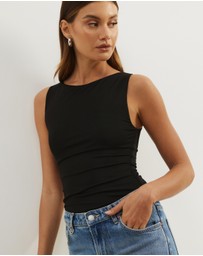 Atmos&Here - Carrie Sleeveless Mesh Top