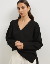 Atmos&Here - Teo V-Neck Knit Jumper