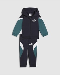 Puma - Minicats ESS Block Hooded FZ Set TR - Babies-Kids