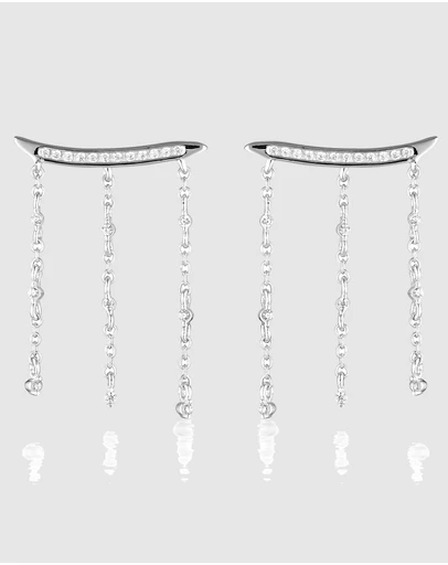 Georgini - Billboard Silver Earrings