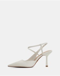 ALDO - Brunette Strappy Slingback Heels