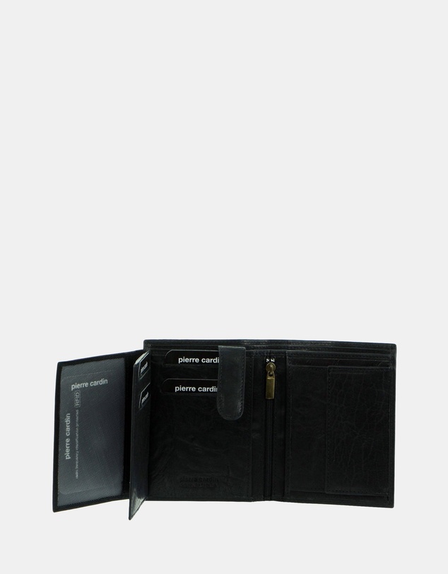 Pierre Cardin - Pierre Cardin Rustic Leather Tri-Fold Men's Wallet