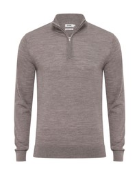 Oxford - Merino Zip-Neck Wool Pullover