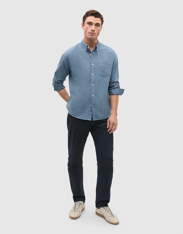 Seed Heritage - Relaxed Fit Brushed Cotton Shirt