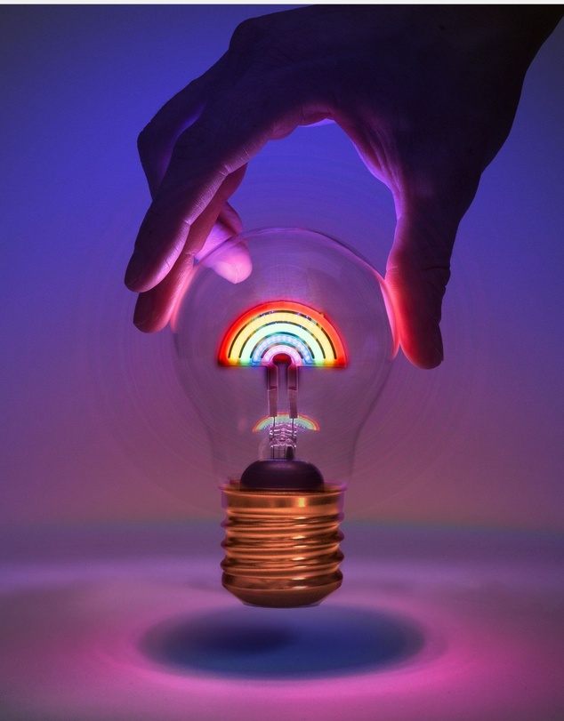 Suck UK - Cordless Lightbulb Rainbow