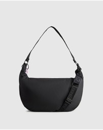 Nere - Coated Crescent Sling Bag