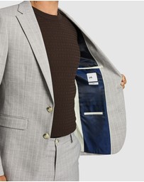 yd. - Easton Slim Fit Pinstripe Suit Jacket