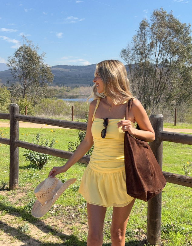 Beginning Boutique - Milly Yellow Mini Dress
