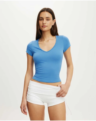 Cotton On Body Active - Ultra Soft Scoop Neck Fitted Tshirt