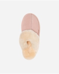 Ozwear Connection Uggs - Ugg Slippers Premium Australia Sheepskin Unisex Scuffette Suede