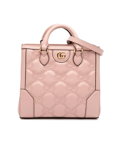 Pre-Loved by Azura Reborn - Pre-Loved Mini GG Matelasse Leather Top Handle Bag