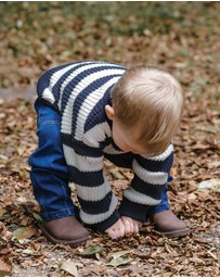 Kynd Baby - Knit Stripe Jumper in Tidal Stripe
