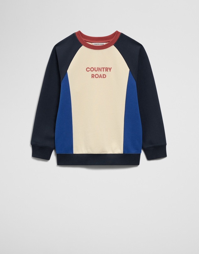 Country Road - Spliced Logo Oversized Sweat