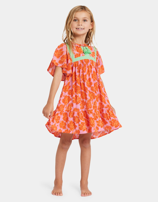 Billabong - Girls 0 to 5 Happy Hibiscus Dress