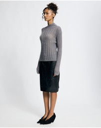 Lover - Seraphine Mohair Blend Sheer Jumper