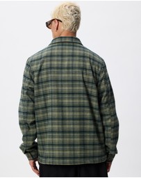 X-Large - Italic Zip Shirt