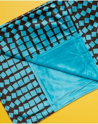 itti bitti - Travel Blanket - Rebound with Teal