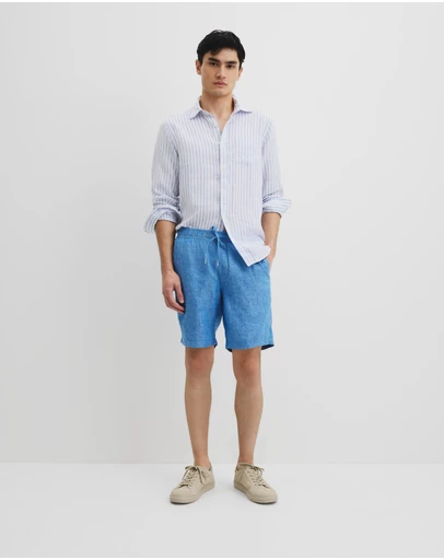 Country Road - Organically Grown Linen Drawcord Short