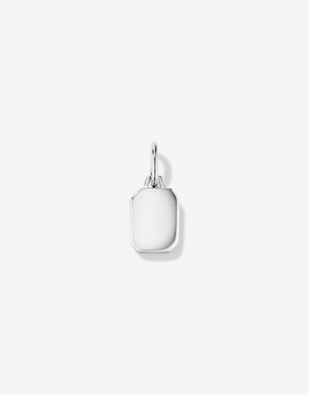 Michael Hill - Letter E Mother of Pearl Initial Pendant in Sterling Silver