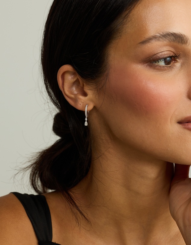 Michael Hill - Drop Earrings with 0.50 Carat TW Laboratory-Grown Diamonds in Sterling Silver