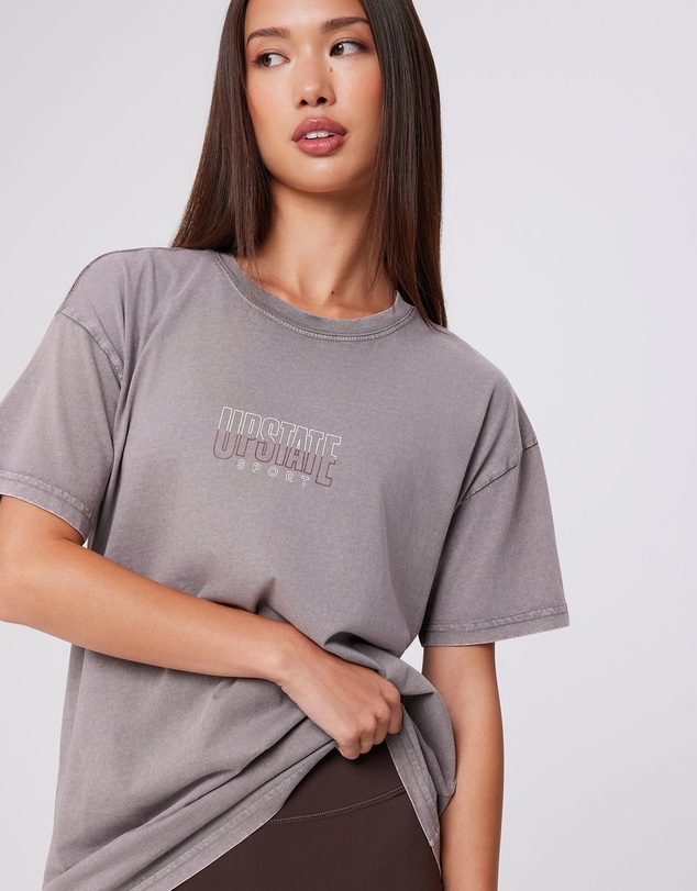 Upstate - Thrive Tee - Washed Cinder