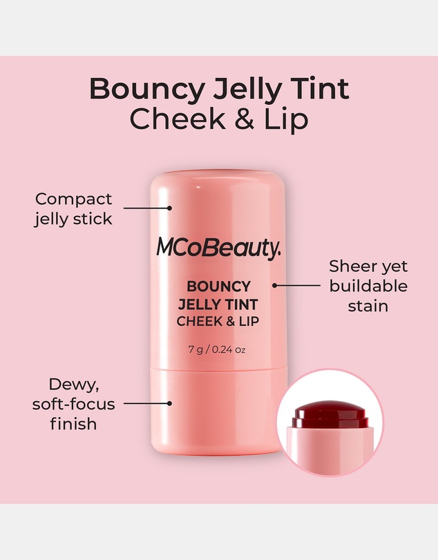 MCoBeauty - Bouncy Jelly Cheek & Lip Tint - Coral Pop